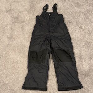 LL BEAN kids Black One Piece Snowsuit